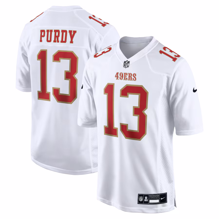 Brock Purdy San Francisco 49ers Nike Fashion Game Jersey - Tundra White - myjerseyhub