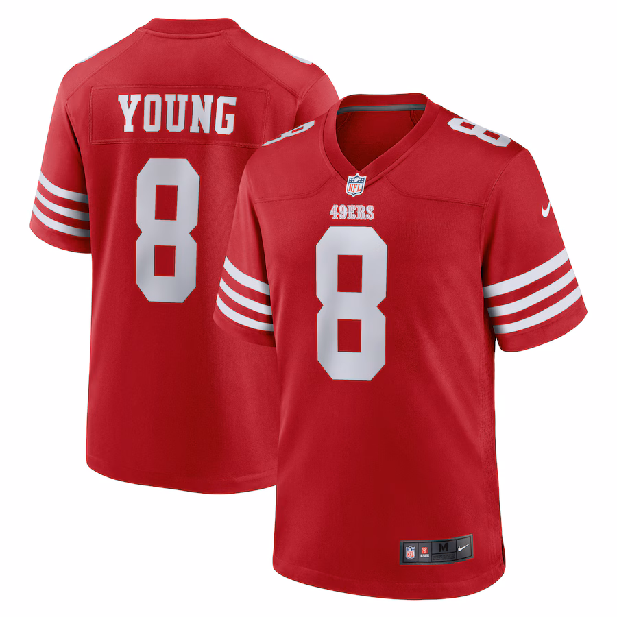 Steve Young San Francisco 49ers Nike Retired Player Game Jersey - Scarlet - myjerseyhub