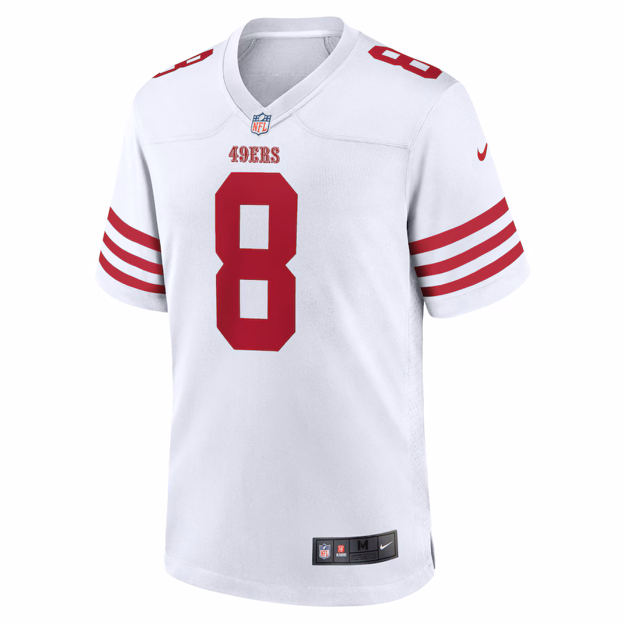 Steve Young San Francisco 49ers Nike Retired Game Player Jersey - White - myjerseyhub