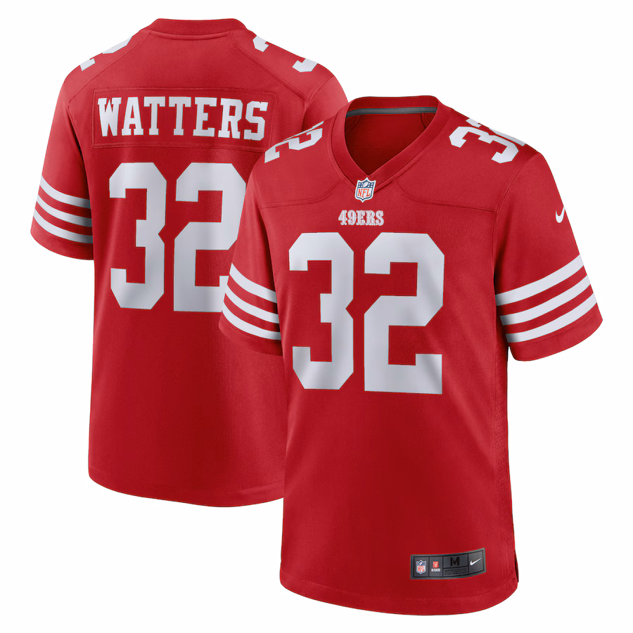 Ricky Watters San Francisco 49ers Nike Retired Player Game Jersey - Scarlet - myjerseyhub