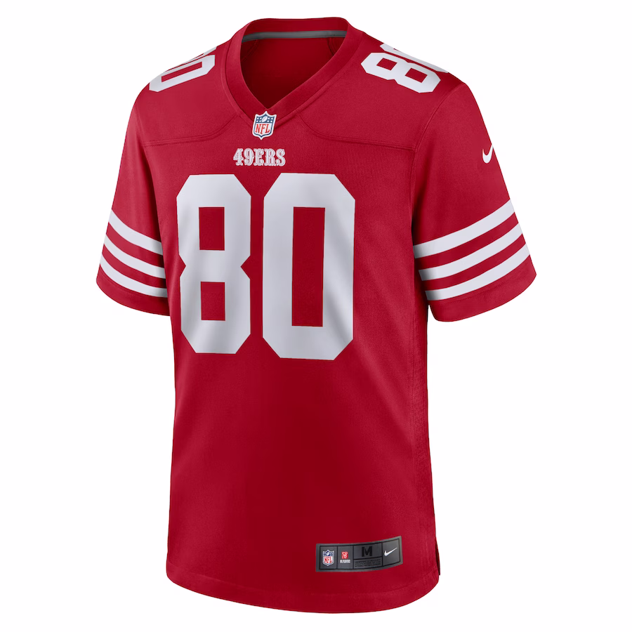 Jerry Rice San Francisco 49ers Nike Retired Team Player Game Jersey - Scarlet - myjerseyhub