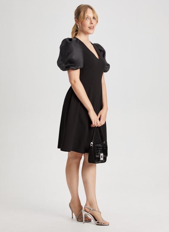 Short Puff Sleeve Dress