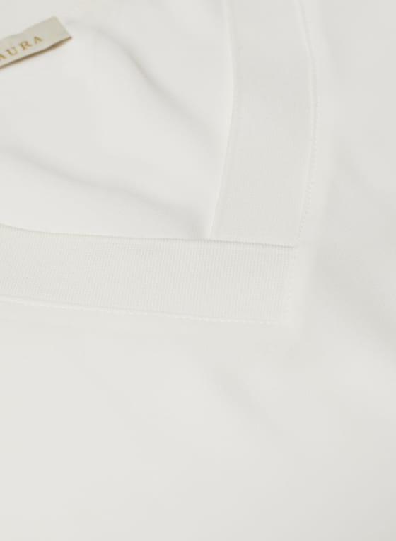 Sleeveless V-Neck Blouse