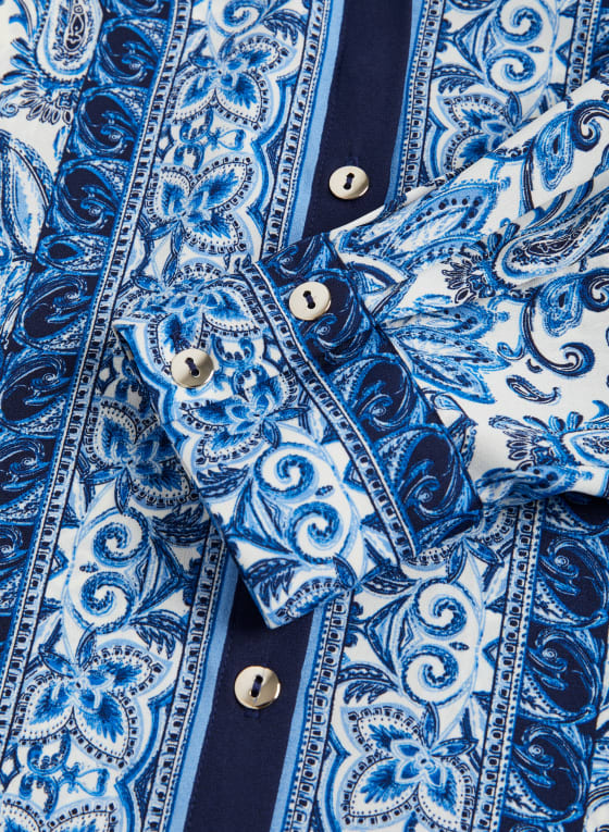 Paisley Print Blouse