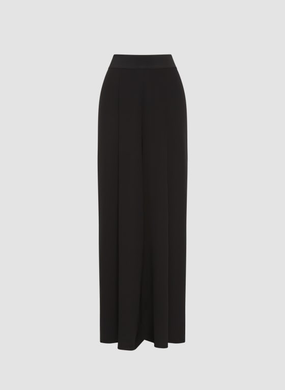 Wide Leg Chiffon Pants