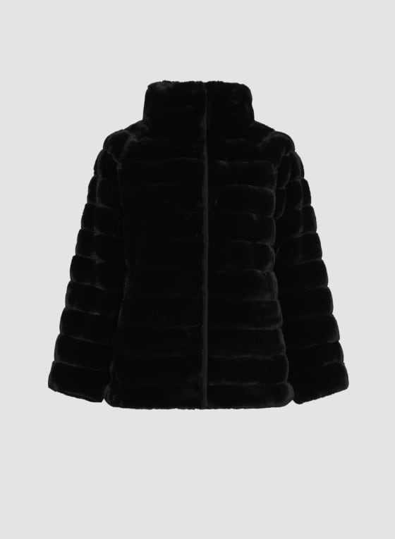 Reversible Faux Fur Coat
