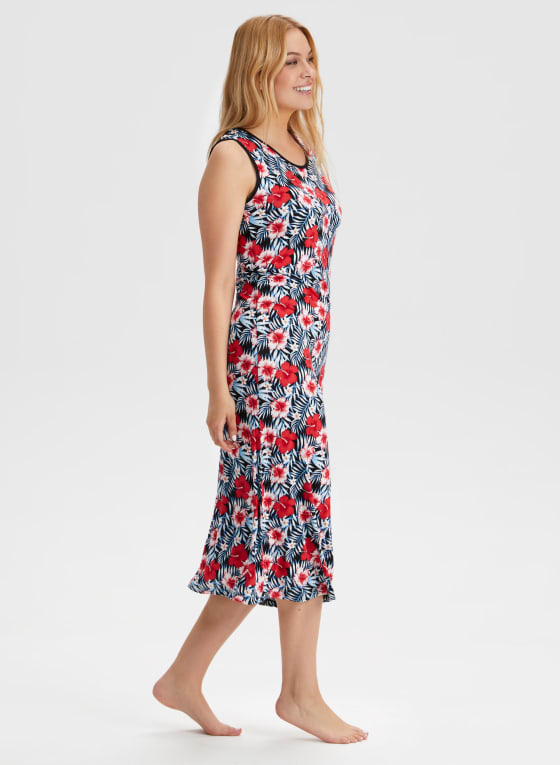 Tropical Print Nightgown