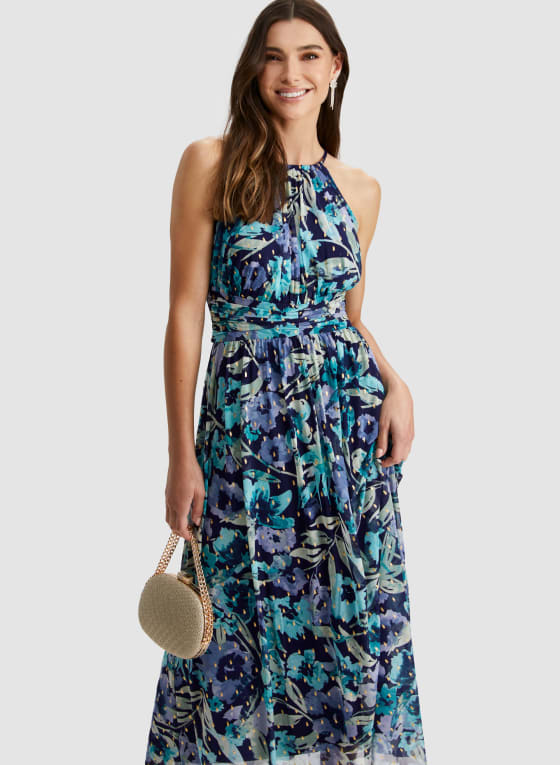 Leaf Print Dress