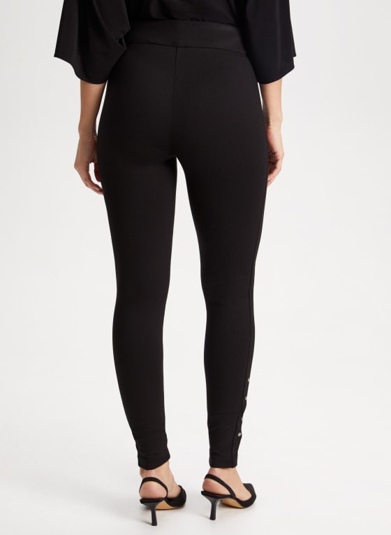 Pull-On Rivet Detail Leggings