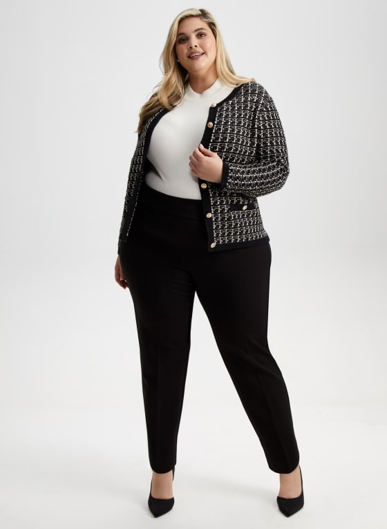 Pull-On Straight Leg Pants