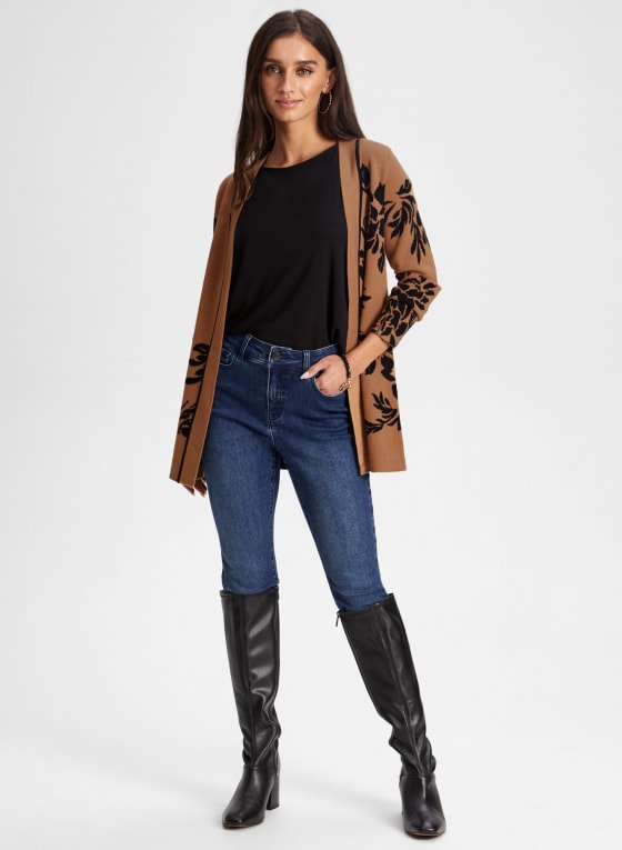 Floral Print Cardigan