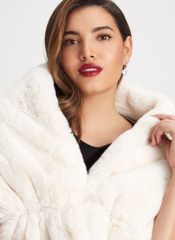 Faux Fur Shawl