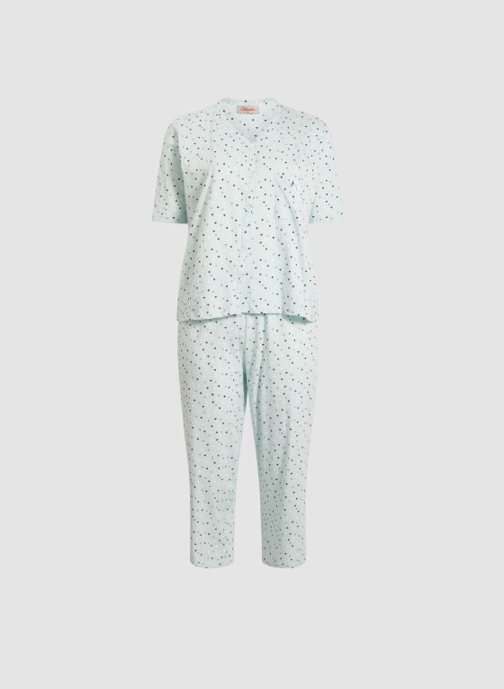 Heart Print Pyjama Set