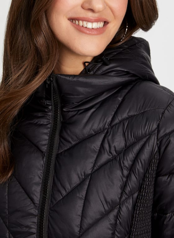 Packable Quilted Vegan Down Coat