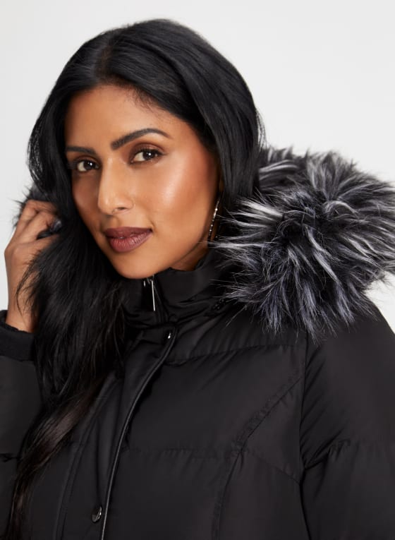 Vegan Down Quilted Coat