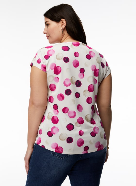 Polka Dot Print Top