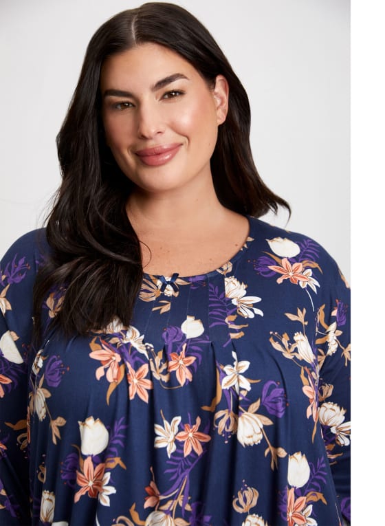 Floral Print Nightgown