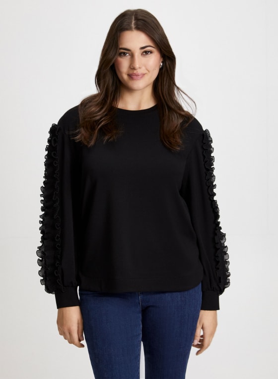Ruffle Sleeve Top