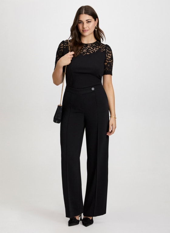 Illusion Neck Corset-Style Top