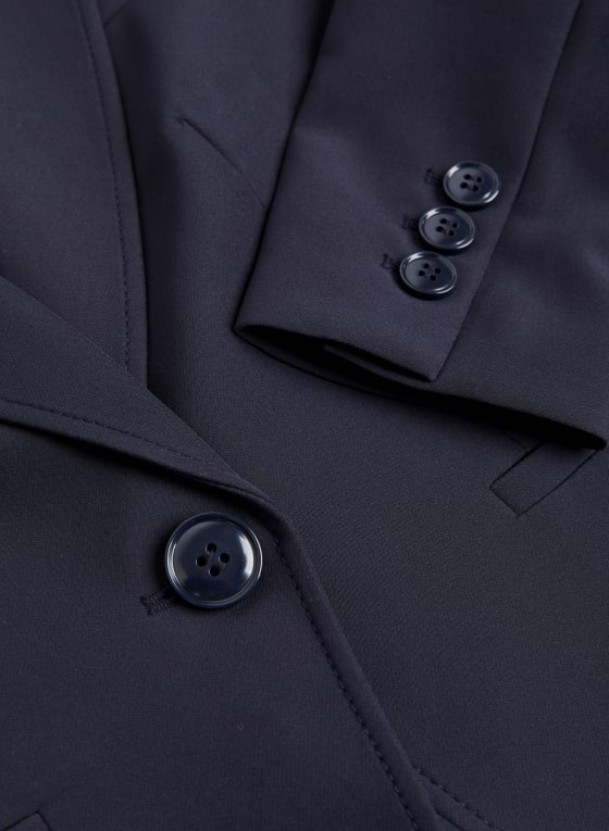 Notched Collar Blazer