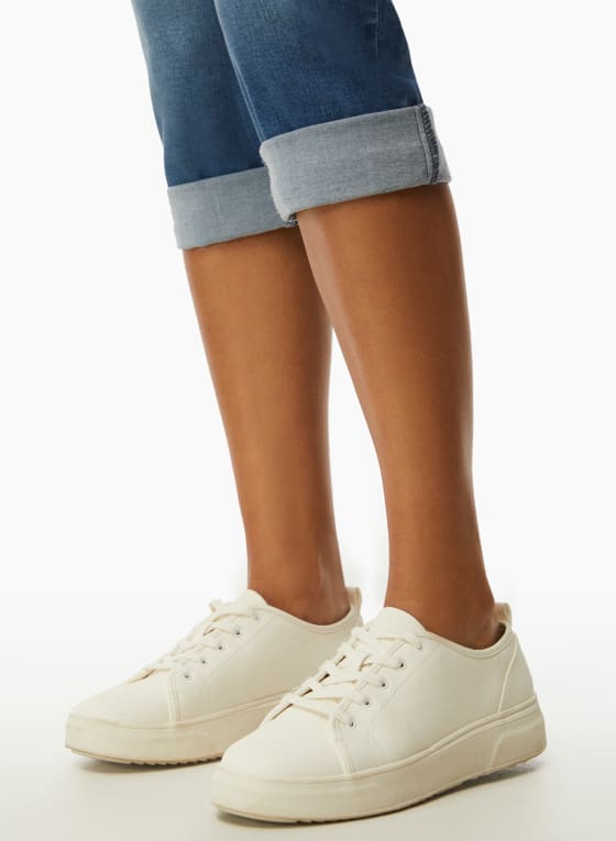 Pull-On Denim Capris