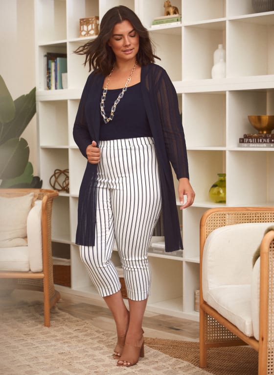 Jacquard Knit Cover-Up