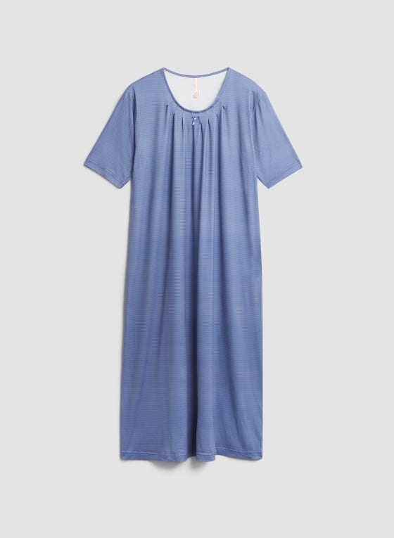 Zig Zag Print Nightgown