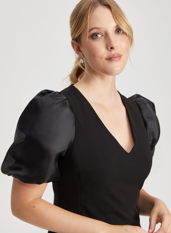 Short Puff Sleeve Dress