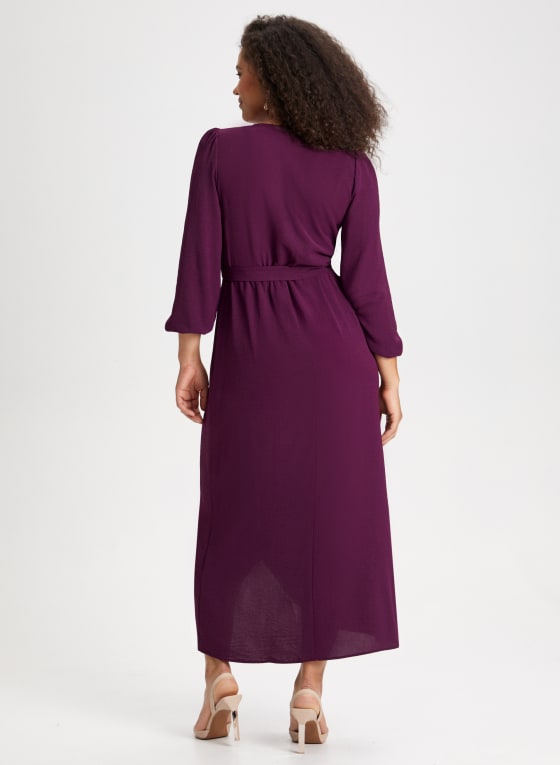 Wrap Style Maxi Dress