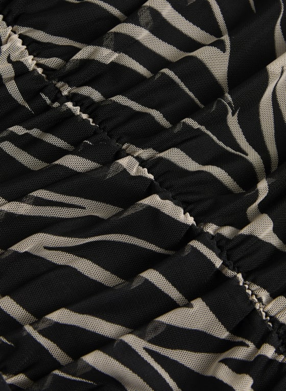 Zebra Print Sleeveless Top