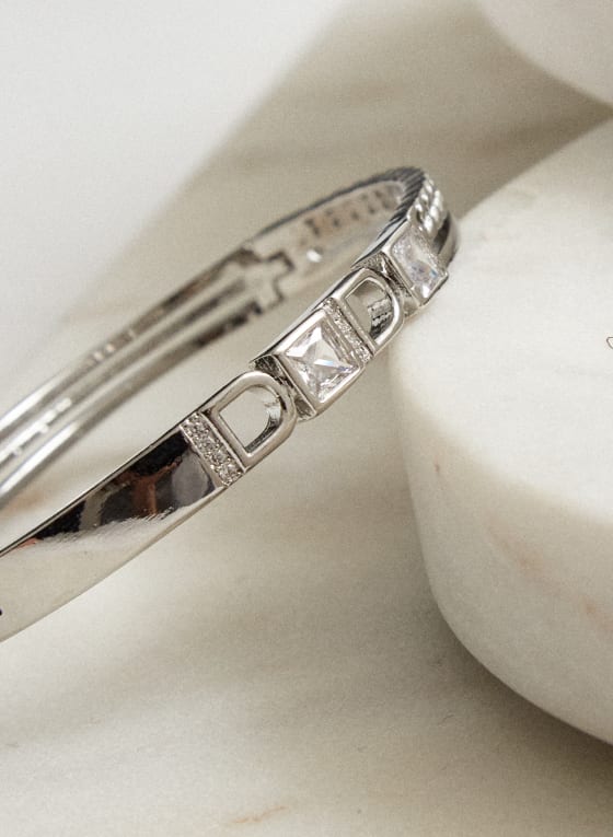 Crystal Detail Bangle Bracelet