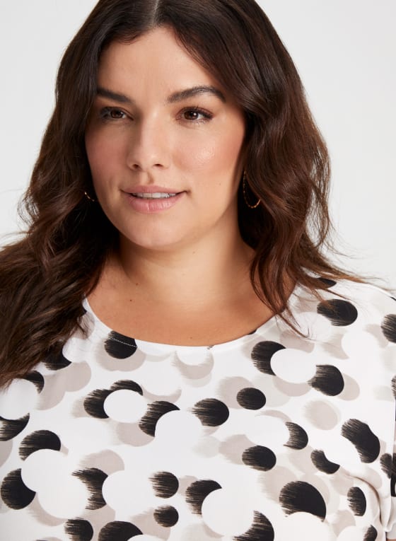 Polka Dot Print Top