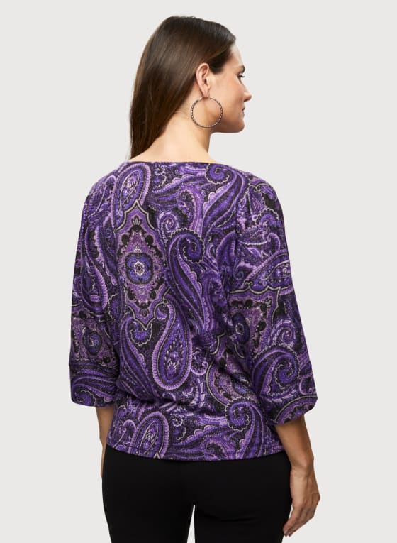 Paisley Print Top