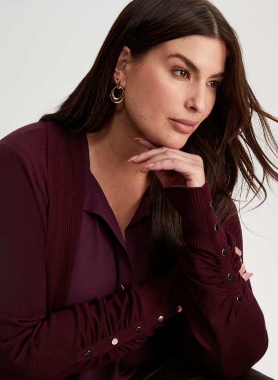 Button Detail Cardigan