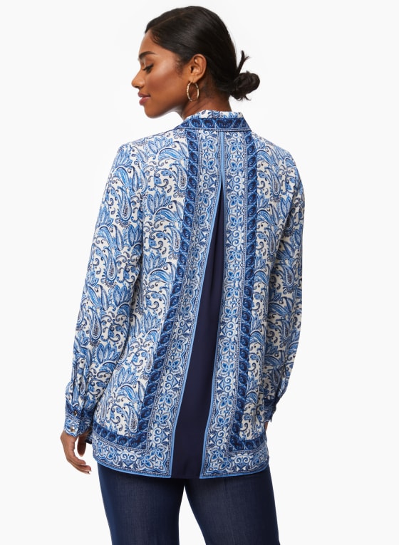 Paisley Print Blouse