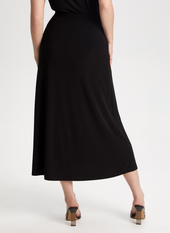 Decorative Button Detail Skirt