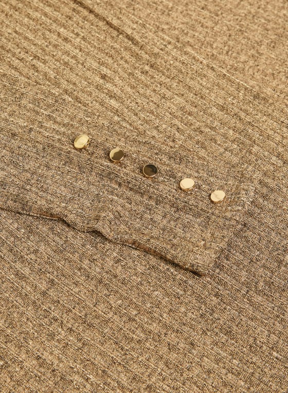 Open Front Cardigan Top