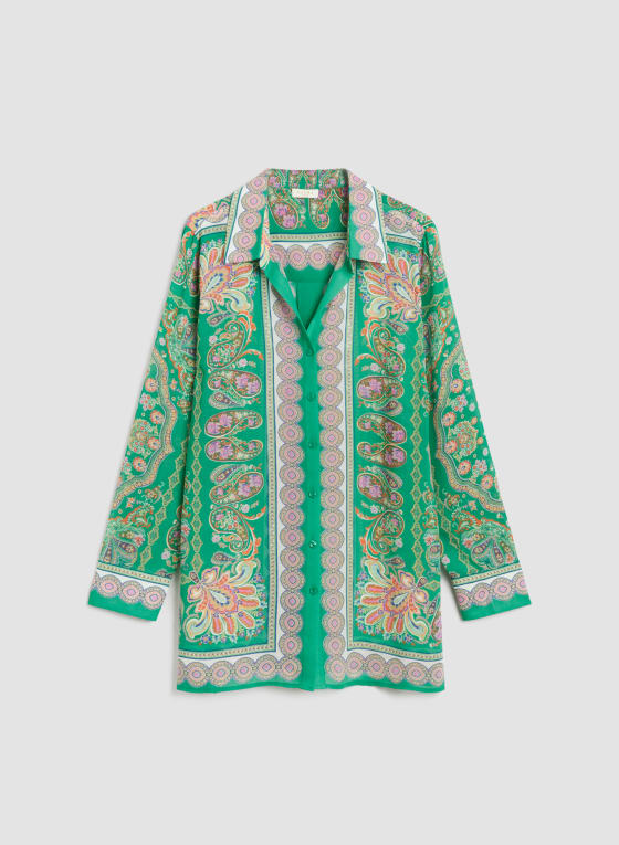 Paisley Print Blouse