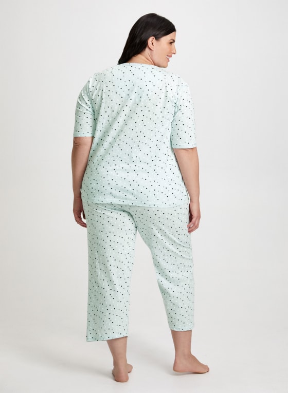 Heart Print Pyjama Set