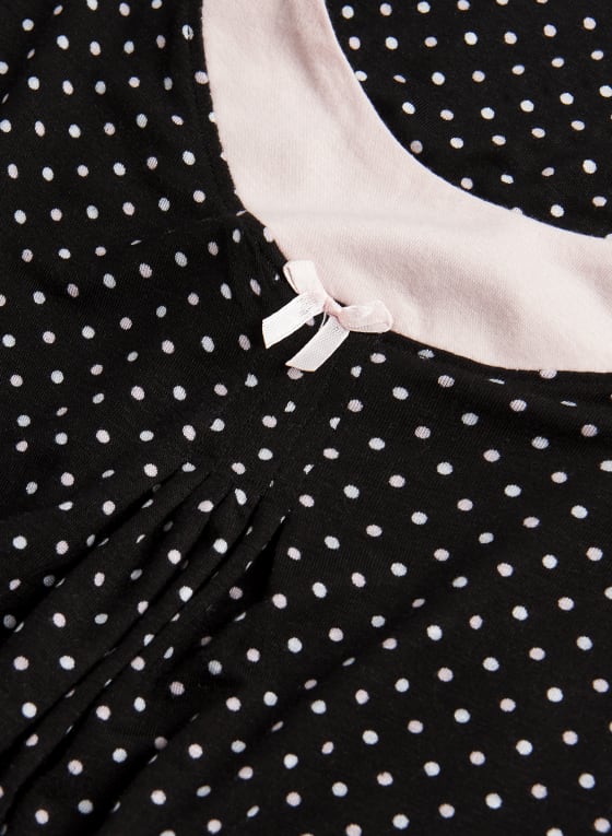 Dot Print Sleepshirt