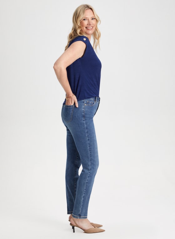Essential High Rise Slim Leg Jeans