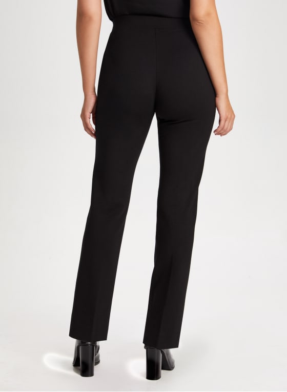 Pull-On Straight Leg Pants