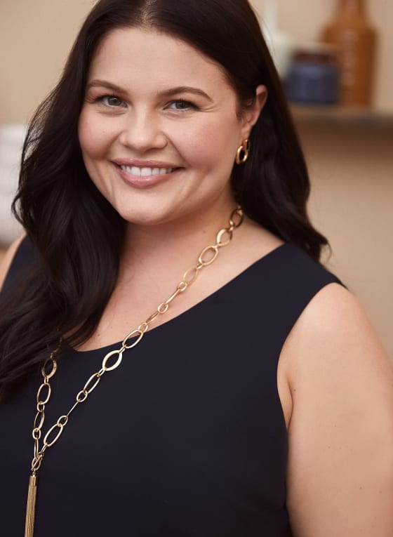 Sleeveless V-Neck Blouse