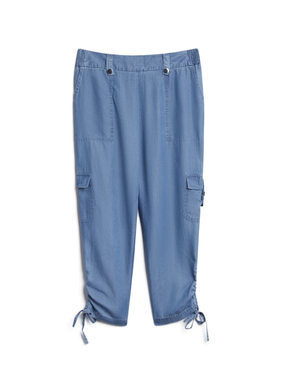 Pull-On Tencel Capris