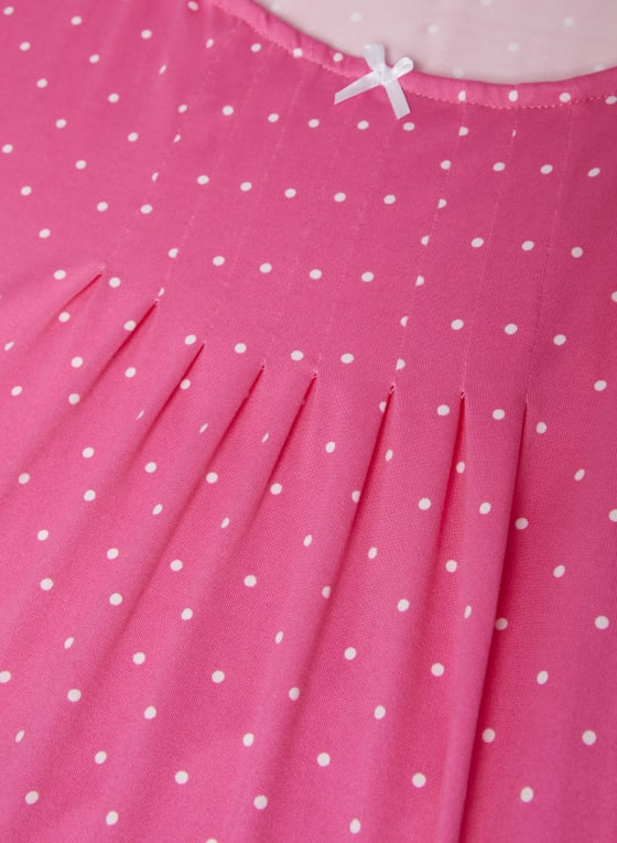 Polka Dot Print Nightgown