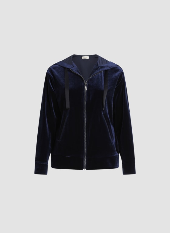 Hooded Velour Hoodie