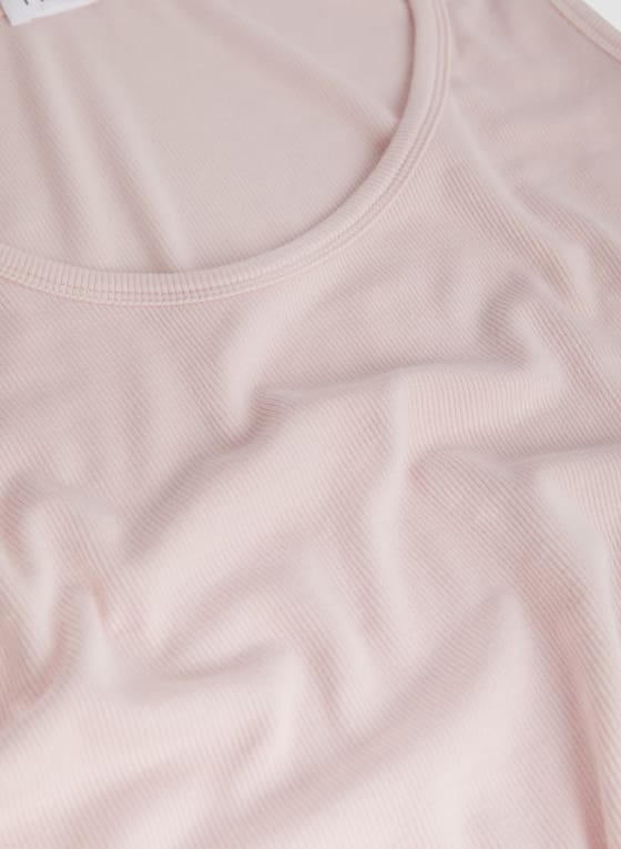 Ribbed Sleeveless Night Dress