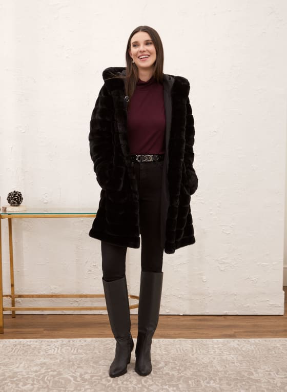Nuage - Reversible Faux Fur Coat