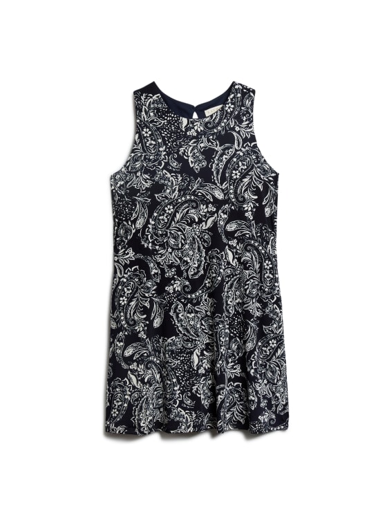 Paisley Print Dress