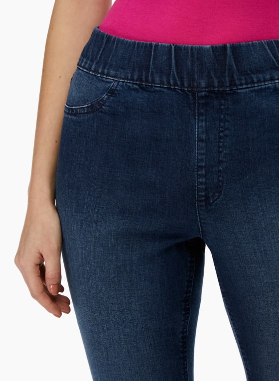 Denim Pull-On Capris